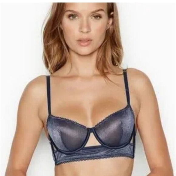 Victoria’s Secret Dream Angels Mesh Balconette Bra Size 36DD - Picture 1 of 8
